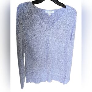 BY DES!GN, Size M, Grey V-neck Longsleeve Sweater